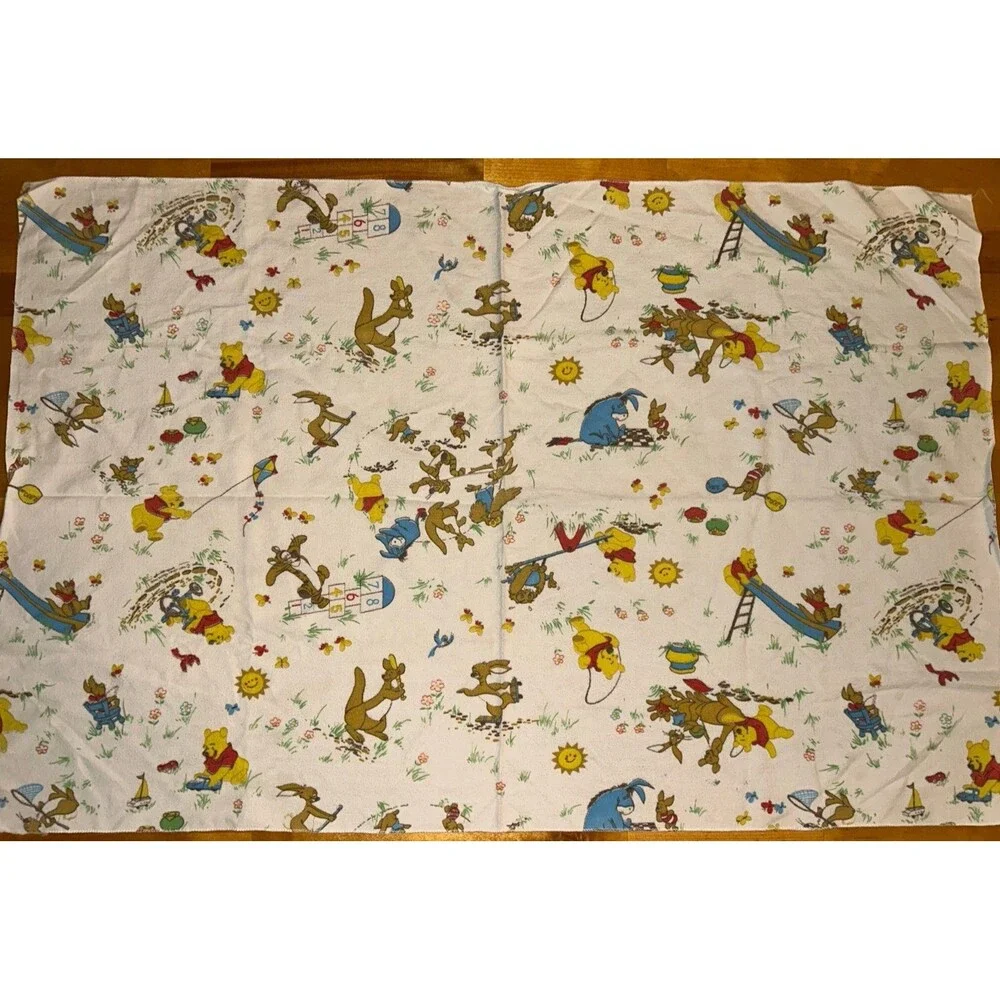 Vintage Whinne The Pooh Baby Receiving Blanket